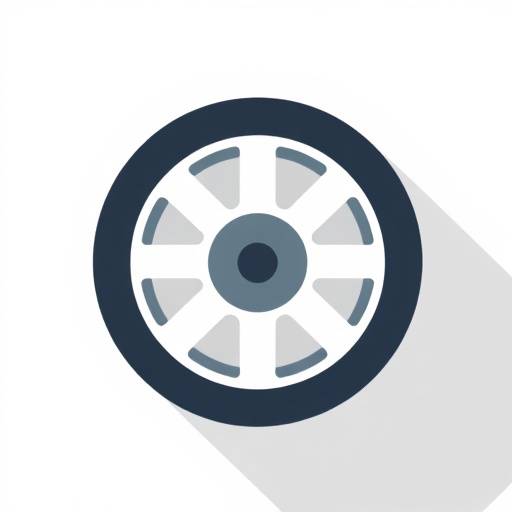 Icono de rueda de auto